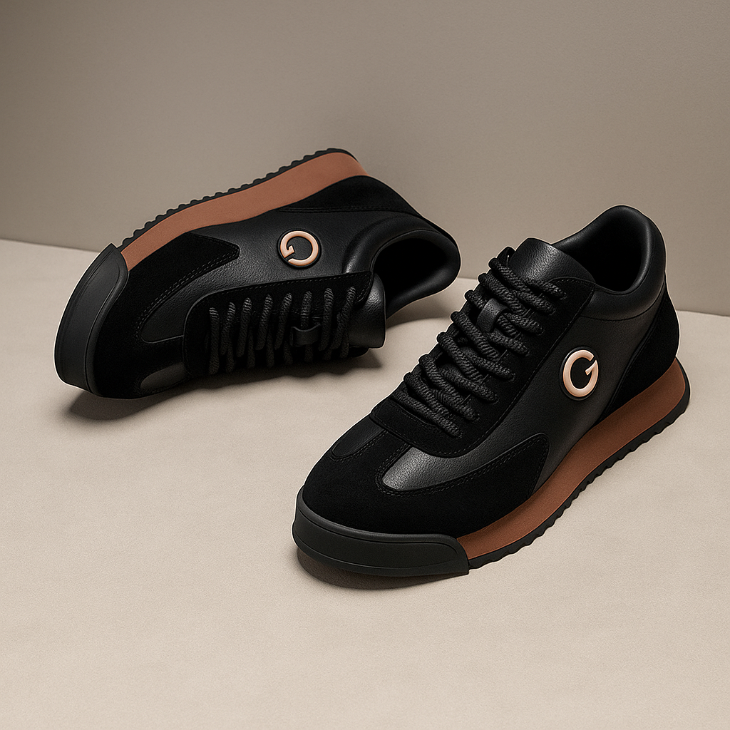 Berna | Zapatos de piel elegantes Negros