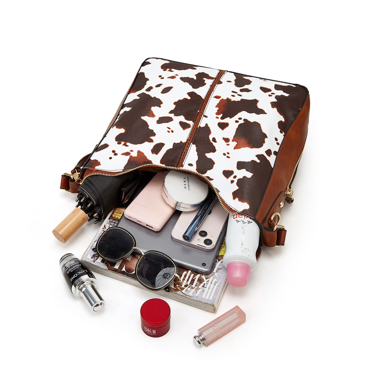 Bolso Hobo Antirrobo Maya + Cartera de Regalo