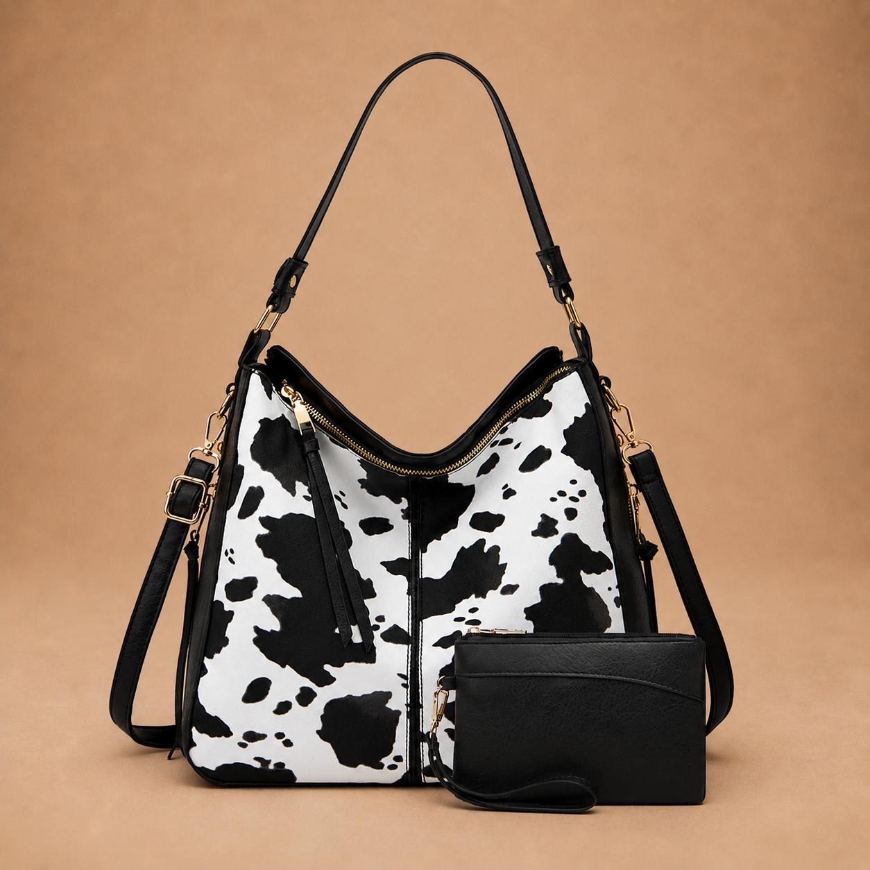 Bolso Hobo Antirrobo Maya + Cartera de Regalo