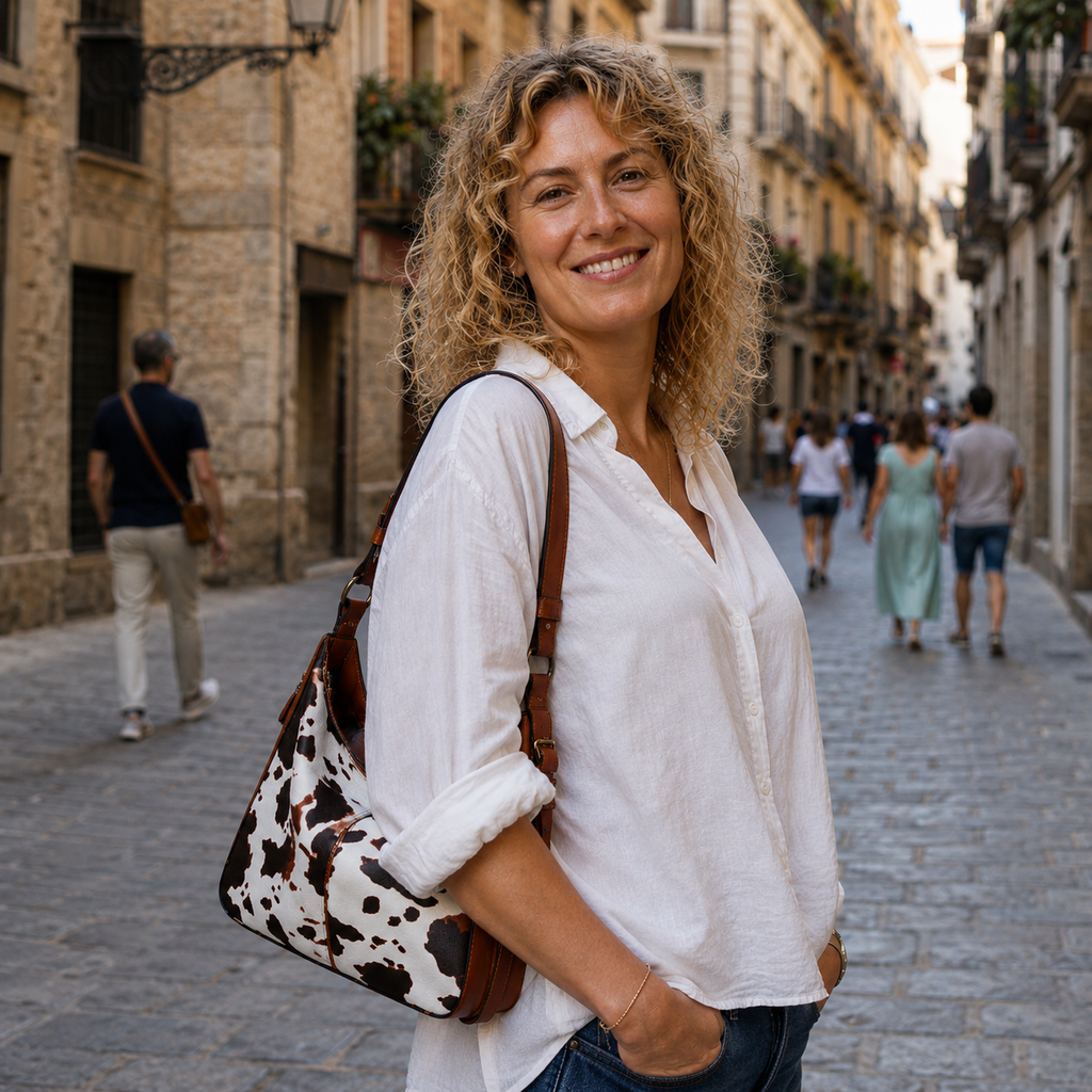 Bolso Hobo Antirrobo Maya + Cartera de Regalo
