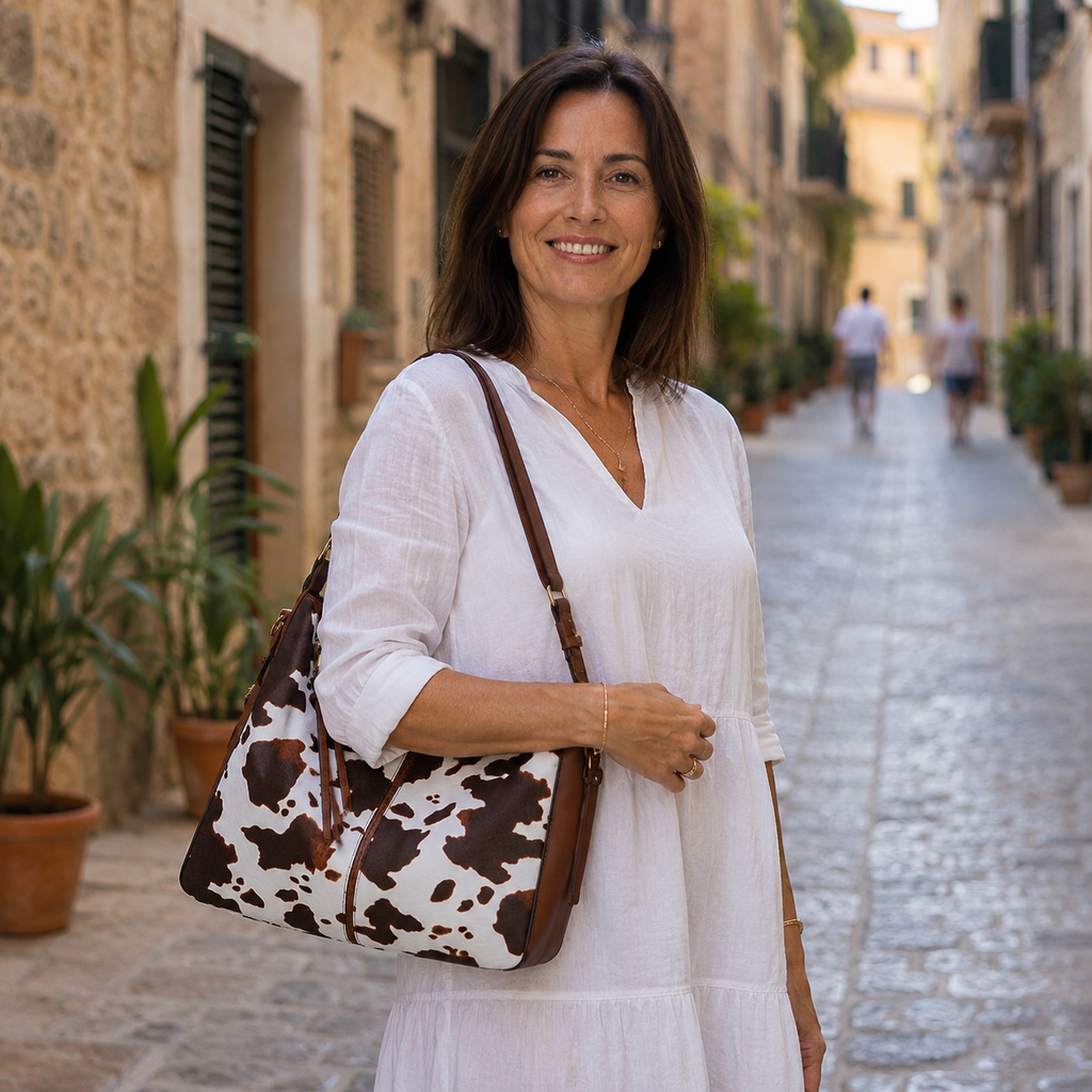 Bolso Hobo Antirrobo Maya + Cartera de Regalo
